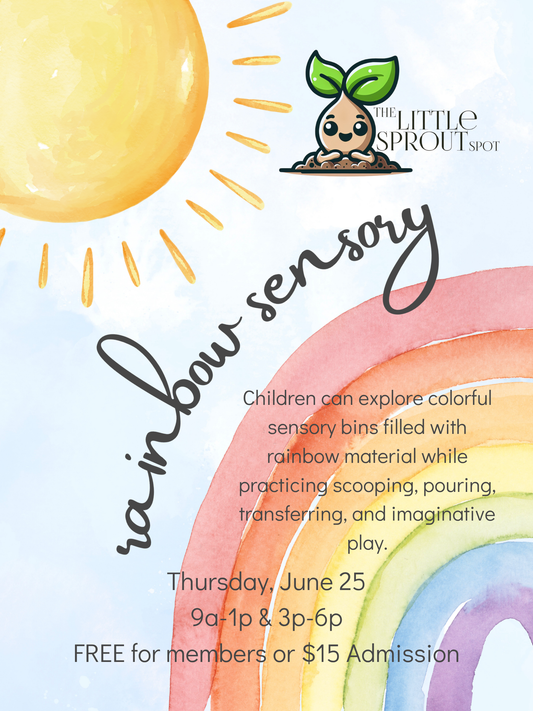 Rainbow Sensory Play Day | Baby Toddler Sensory Activity in Chattanooga, TN